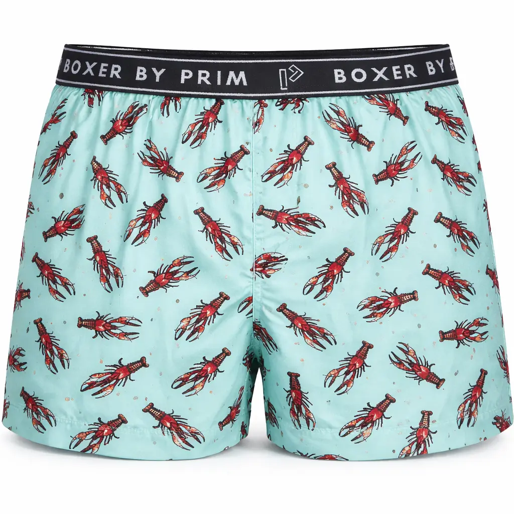 Lobster Printed Premium Cotton Boxer for Men