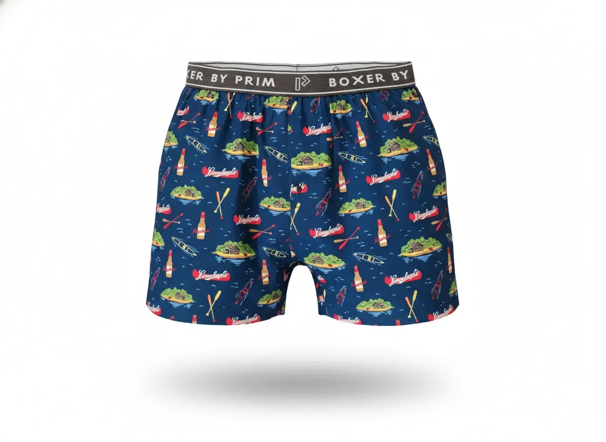 Lake Adventure Printed Premium Cotton Boxer for Men