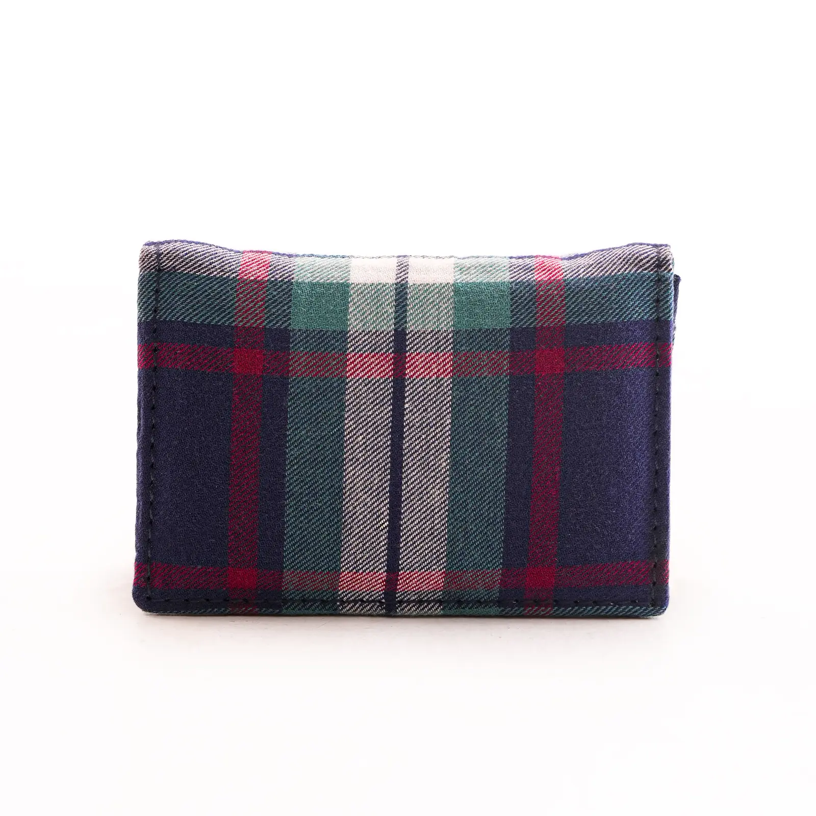 PRIM New Gen Flannel Pocket Wallet | Forest Navy Check