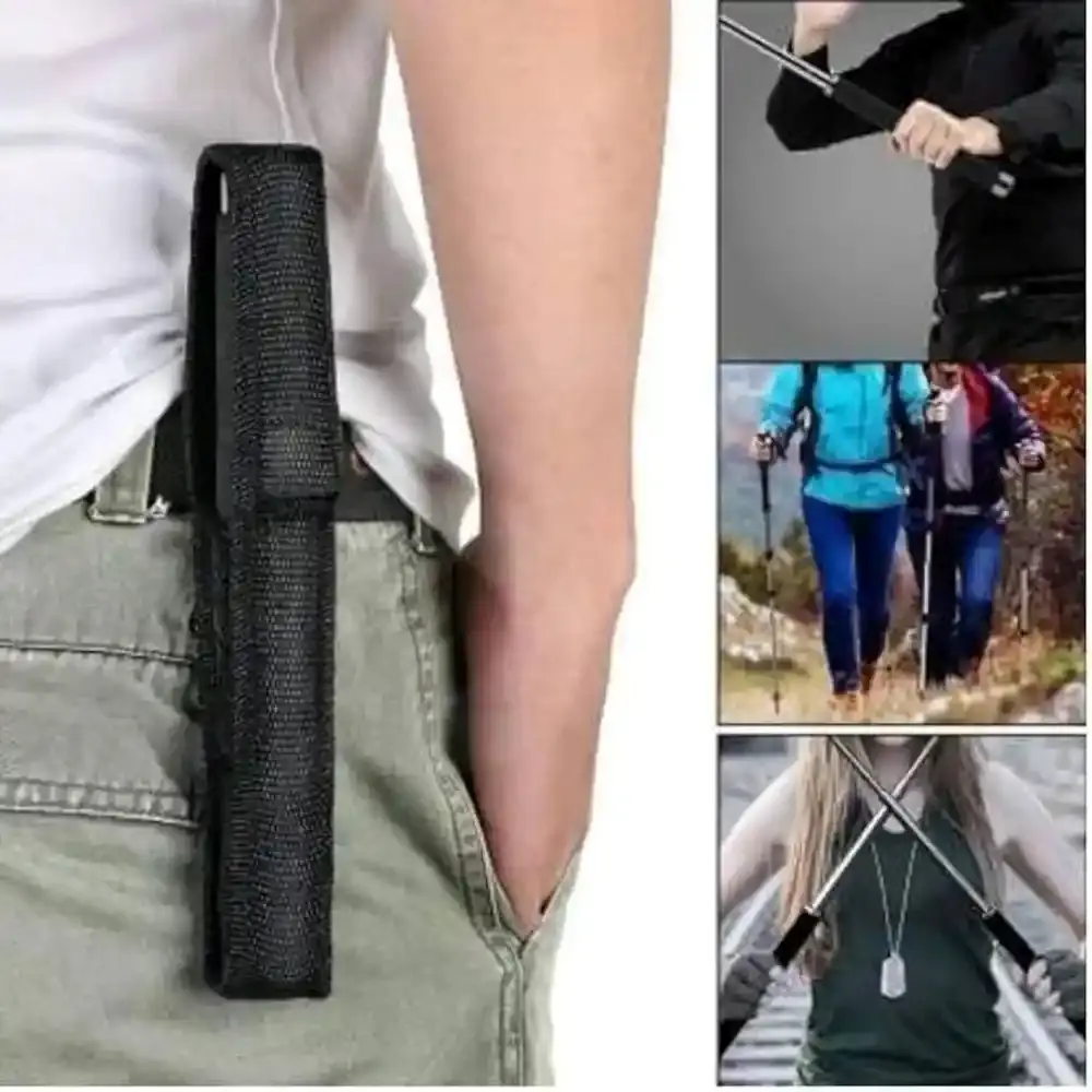 26-Inch Self-Defense Stick | Foldable Stainless Safety Baton