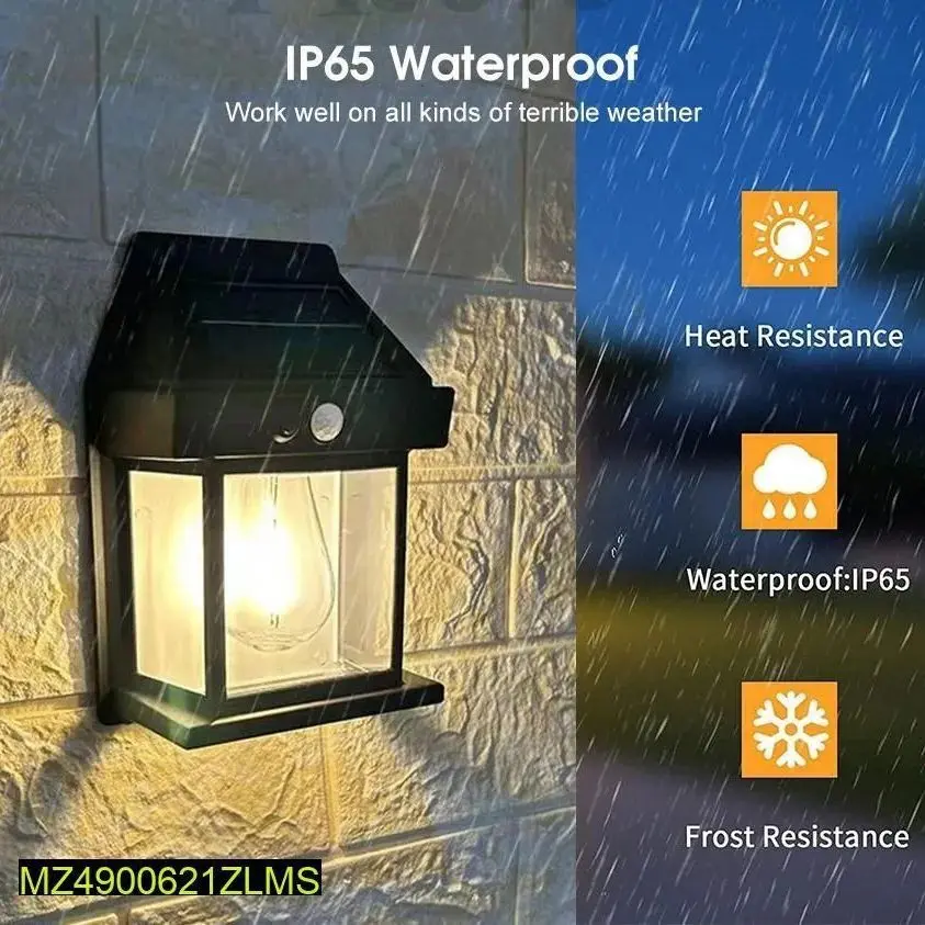 Solar Motion Sensor Wall Light | Waterproof LED Outdoor Lamp