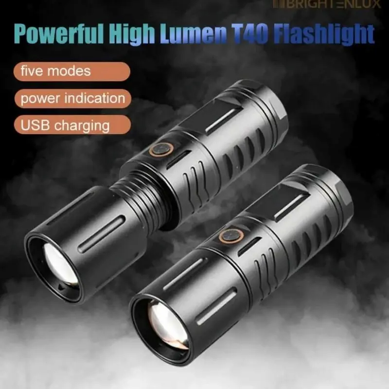 Super Power LED Rechargeable Torch | Power Bank Function