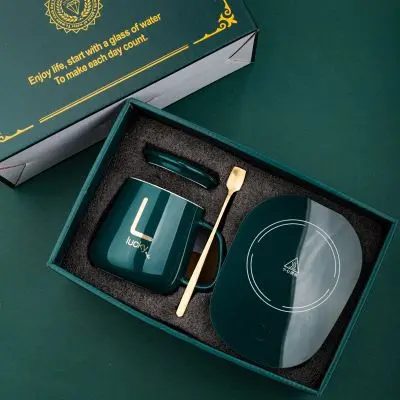 Electric Ceramic Coffee Mug & Warmer | Smart Temperature Cup