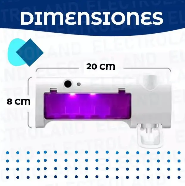 Multi-Function Toothbrush Sterilizer | UV Toothpaste Dispenser