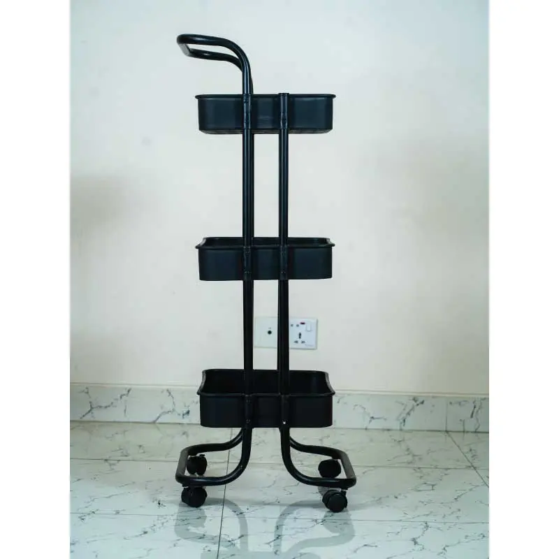 3 Layer Multipurpose Trolley Rack with Wheels