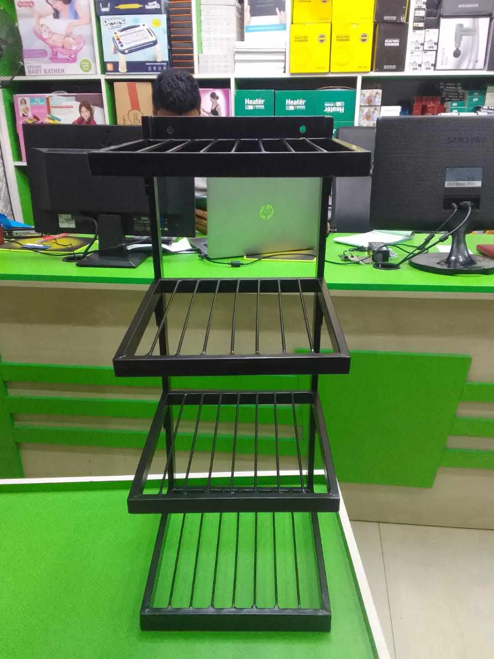 4 Layer Iron Rack – Heavy Duty