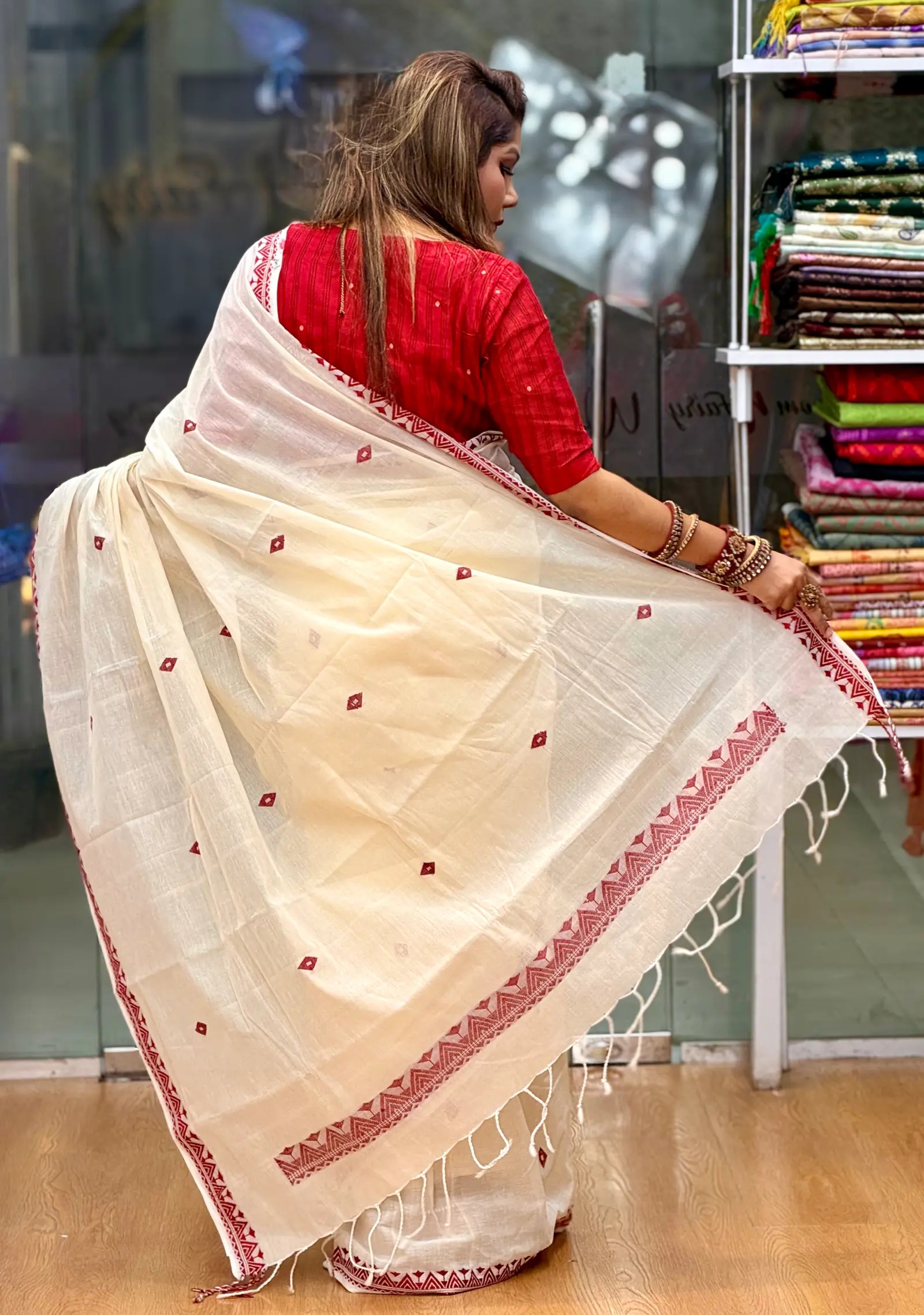 Megh Preyoshi – Premium Handloom Cotton Saree