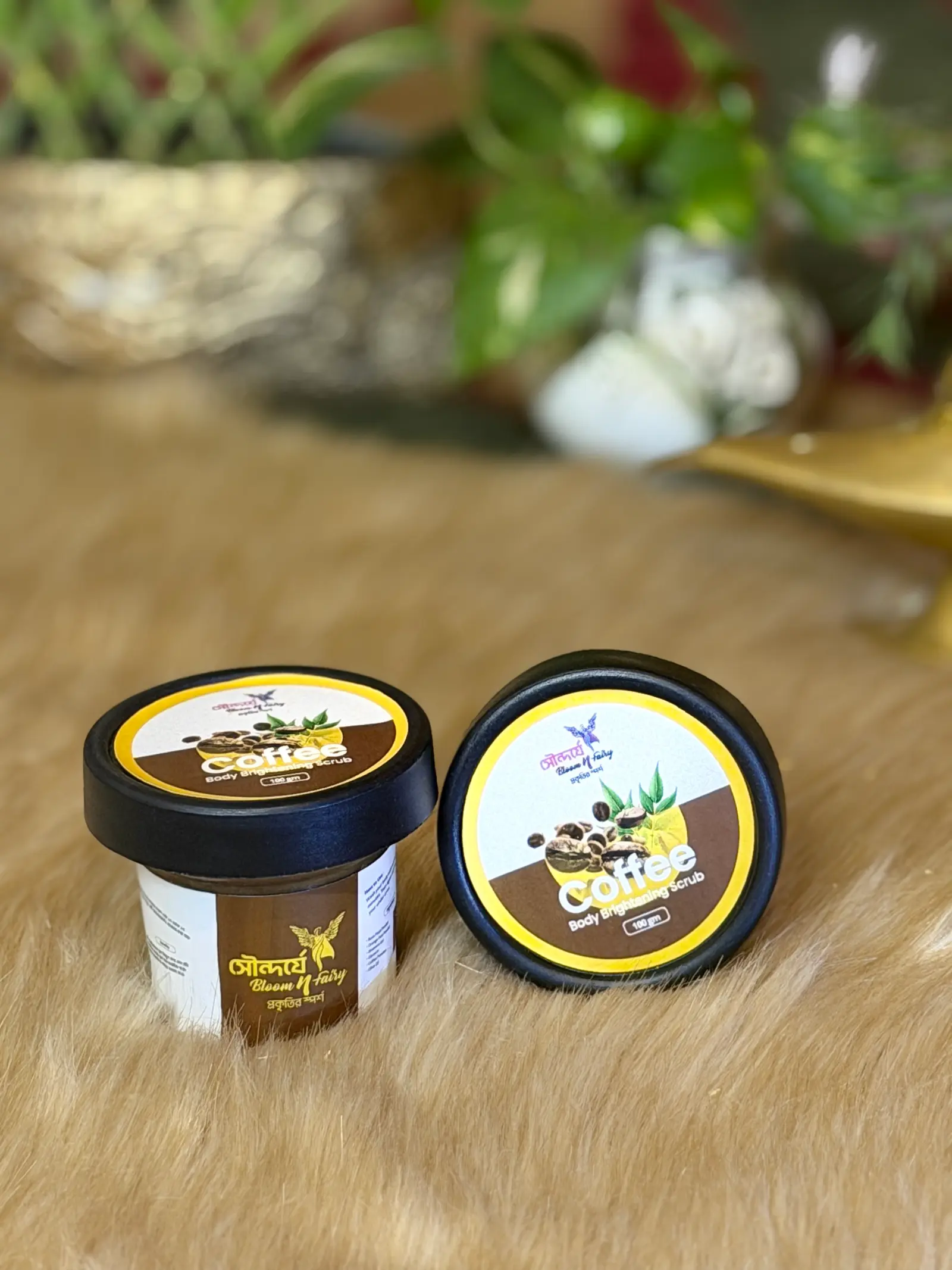 Bloom N Fairy Coffee Body Brightening Scrub – 100gm